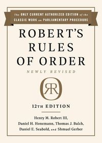 Produktbild: Robert's Rules of Order Newly Revised, 12th edition