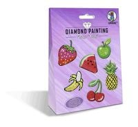 Bild vom Artikel URSUS Kinder-Bastelsets Diamond Painting Sticker Fruits, 2er Bogen vom Autor 