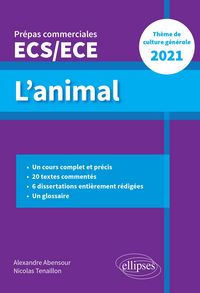 Produktbild: L'animal - &Eacute;preuve de culture g&eacute;n&eacute;rale - Pr&eacute;pas commerciales ECS / ECE 2021
