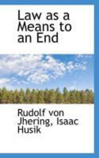Produktbild: Law as a Means to an End