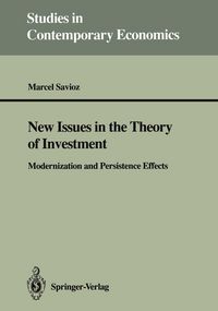 Produktbild: New Issues in the Theory of Investment