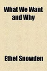Produktbild: What We Want and Why