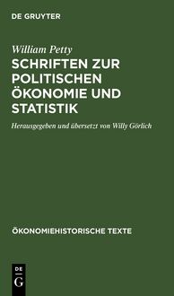 Produktbild: Schriften zur politischen &Ouml;konomie und Statistik