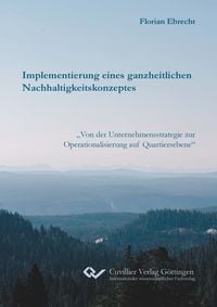 Produktbild: Implementierung eines ganzheitlichen Nachhaltigkeitskonzeptes