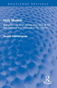 Produktbild: Nikhilananda, S: Holy Mother
