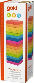 Produktbild: Geschicklichkeitsspiel Wackelturm Regenbogen