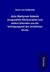 Produktbild: Acta Martyrum Selecta