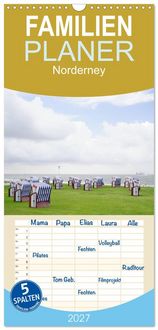 Produktbild: Familienplaner 2027 - Norderney - von barfu&szlig; bis Lackschuh mit 5 Spalten (Wandkalender, 21 x 45 cm) CALVENDO