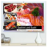Produktbild: Sashimi und Sushi. Japans K&ouml;stlichkeiten (hochwertiger Premium Wandkalender 2027 DIN A2 quer), Kunstdruck in Hochglanz