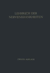 Produktbild: Lehrbuch der Nervenkrankheiten