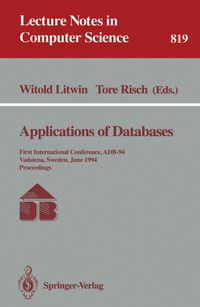 Produktbild: Applications of Databases