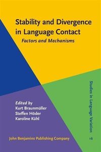 Produktbild: Stability and Divergence in Language Contact