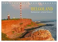 Produktbild: HELGOLAND: Nordseeinsel, sch&ouml;ner Ferienort (Tischkalender 2026 DIN A5 quer), CALVENDO Monatskalender