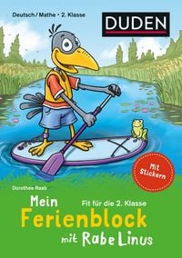 Produktbild: Mein Ferienblock mit Rabe Linus &ndash; Fit f&uuml;r die 2. Klasse