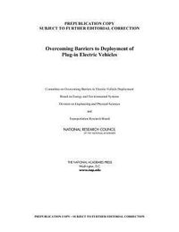 Produktbild: Overcoming Barriers to Deployment of Plug-in Electric Vehicles