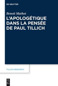 Produktbild: L&rsquo;apolog&eacute;tique dans la pens&eacute;e de Paul Tillich