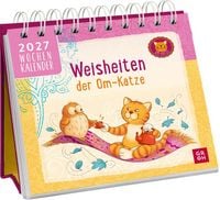 Produktbild: Mini-Wochenkalender 2027: Weisheiten der Om-Katze
