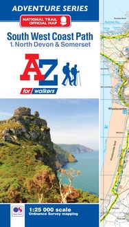 Produktbild: SW Coast Path North Devon & Somerset Adventure Atlas