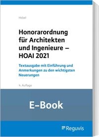 Bild vom Artikel Honorarordnung für Architekten und Ingenieure - HOAI 2021 (E-Book) vom Autor Johann P. Hebel