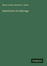 Produktbild: Substitution for Marriage