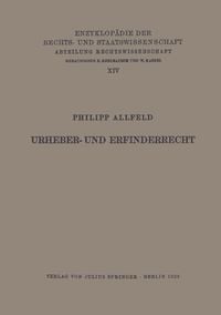 Produktbild: Urheber- und Erfinderrecht