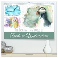 Produktbild: The Fascinating World of Birds in Watercolour (High Quality Premium Wall Calendar 2026 DIN A2 landscape),CALVENDO 12 Month Wall Calendar