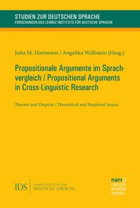 Produktbild: Propositionale Argumente im Sprachvergleich / Propositional Arguments in Cross-Linguistic Research