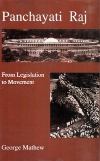 Produktbild: Panchayati Raj from Legislation to Movement
