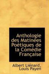 Produktbild: Anthologie Des Matin Es Po Tiques de La Com Die Fran Aise