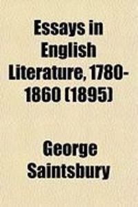 Produktbild: Essays in English Literature, 1780-1860