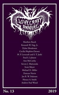 Produktbild: Lovecraft Annual No. 13 (2019)