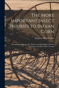 Produktbild: The More Important Insect Injuries to Indian Corn: General Introduction to the Subject, and Discussion of Insects Injurious to the Plant Above Ground