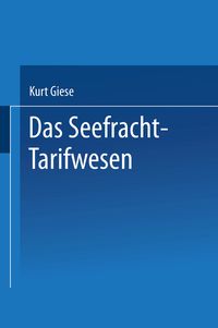 Produktbild: Das Seefracht-Tarifwesen