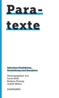 Produktbild: Paratexte
