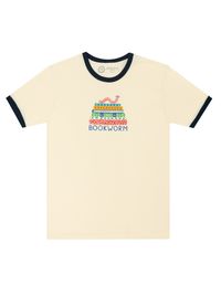 Produktbild: Bookworm Unisex Ringer T-Shirt Medium