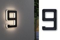 Produktbild: Paulmann 79850 Solar-Hausnummernleuchte 0.20W Warmwei&szlig; Schwarz