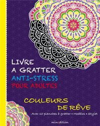 Produktbild: Livre &agrave; gratter anti-stress : mandala, couleurs de r&ecirc;ve