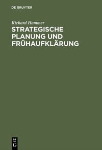 Produktbild: Strategische Planung und Fr&uuml;haufkl&auml;rung