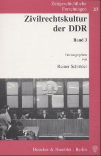 Produktbild: Zivilrechtskultur der DDR.