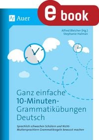 Produktbild: Ganz einfache 10-Minuten-Grammatik&uuml;bungen Deutsch