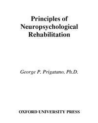 Produktbild: Principles of Neuropsychological Rehabilitation