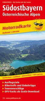 Bild vom Artikel Motorradkarte Südostbayern - Österreichische Alpen 1 : 200 000 vom Autor 