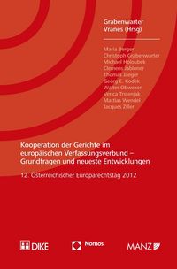 Produktbild: Kooperation der Gerichte im europ&auml;ischen Verfassungsverbund