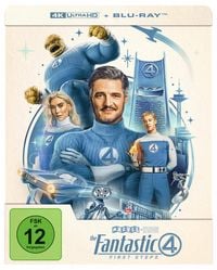 Produktbild: The Fantastic Four - First Steps - Steelbook - Limited Edition (4K Ultra HD) (+ Blu-ray)