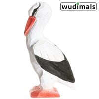 Produktbild: Wudimals A041007 - Storch, Stork, handgeschnitzt aus Holz