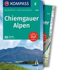 Produktbild: KOMPASS Wanderf&uuml;hrer Chiemgauer Alpen, 65 Touren mit Extra-Tourenkarte