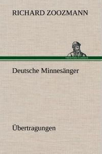 Produktbild: Deutsche Minnes&auml;nger. &Uuml;bertragungen