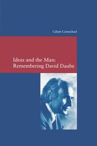 Produktbild: Ideas and the Man: Remembering David Daube
