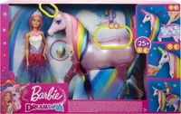 Bild vom Artikel Mattel - Barbie Dreamtopia Magisches Zauberlicht Einhorn mit Puppe, Licht & Gerä vom Autor 