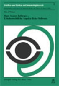 Produktbild: Open Source Software - Urheberrechtliche Aspekte freier Software